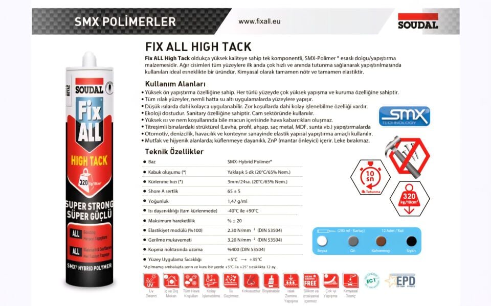 Fix All High Tack Korniş Yapıştırıcısı